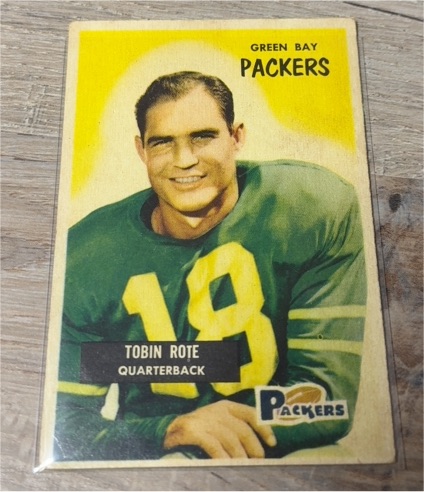 1955 Bowman #74 Tobin Rote — front