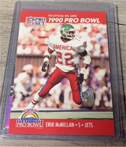 1990 Pro Set #354 Erik McMillan — front