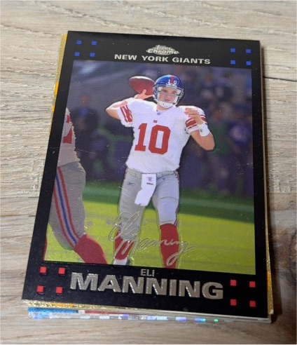 2007 Topps Chrome #TC61 Eli Manning — front