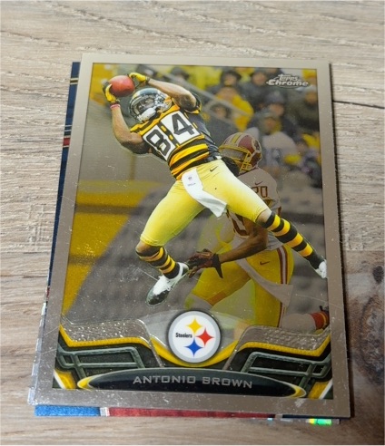 2013 Topps Chrome #122 Antonio Brown — front