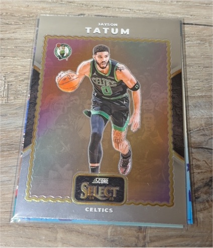 2024-25 Panini Select Score Throwback Jayson Tatum Celtics — front