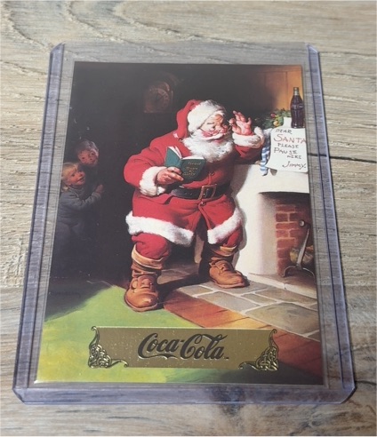 1993 Coca-Cola Series 1 #S9 Santa Claus Haddon Sundblom — front