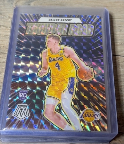 2024-25 Panini Mosaic Thunder Road #18 Dalton Knecht — front