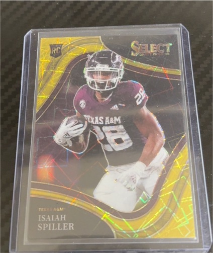 2022 Panini Select Draft Picks #116 Isaiah Spiller — front