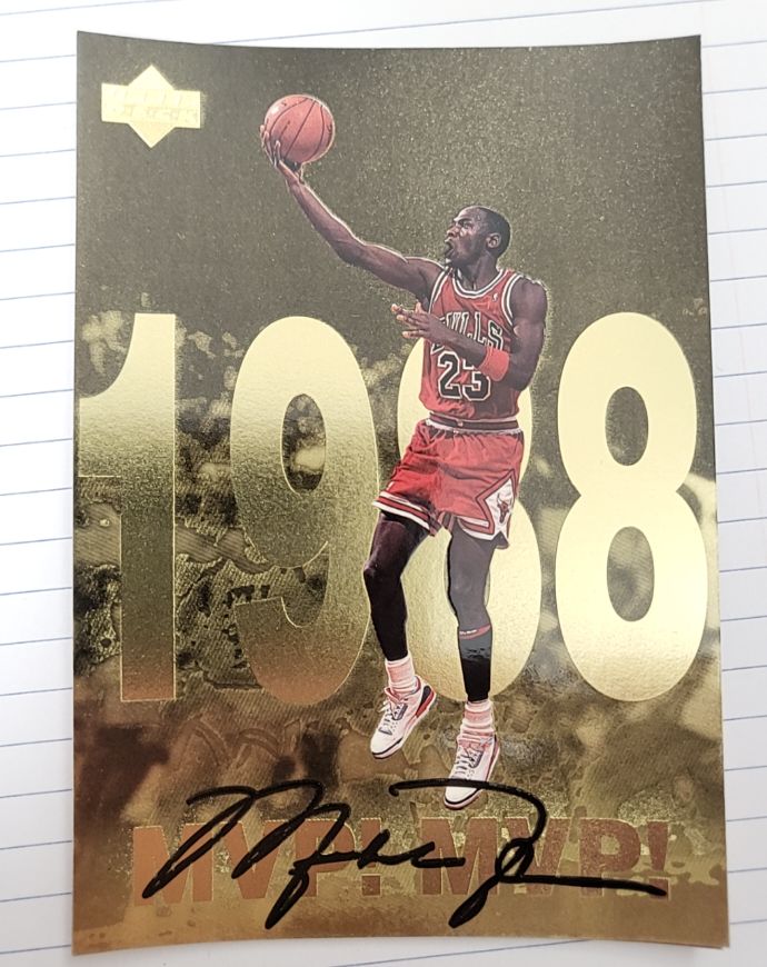 1998 Upper Deck Gatorade #4 Michael Jordan 1988 MVP — front