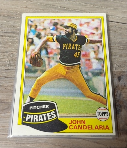 1981 Topps #265 John Candelaria — front