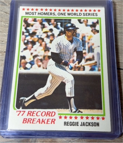 1978 Topps #7 Reggie Jackson — front