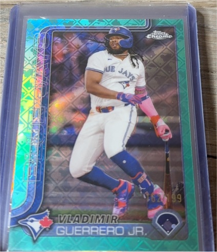 2025 Topps Chrome #259 Vladimir Guerrero Jr. — front