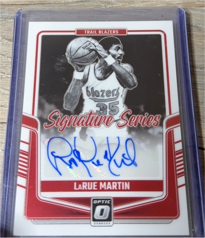 2024 Panini Optic Signature Series #SS-LAR LaRue Martin — front