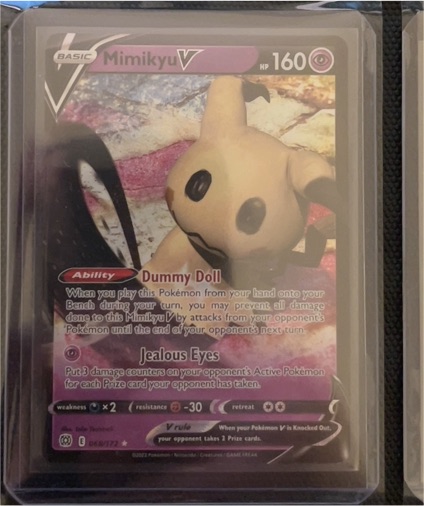 2022 Pokémon Brilliant Stars #068 Mimikyu V — front