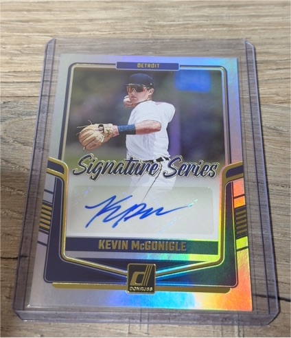 2024 Donruss Signature Series #SS-KM Kevin McGonigle — front