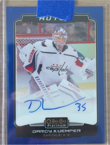 2022-23 O-Pee-Chee Platinum #BA-DK Darcy Kuemper — front