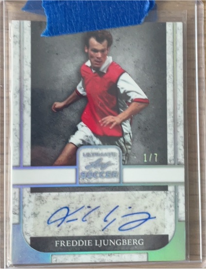 2022 Leaf Ultimate Soccer #BA-FL1 Freddie Ljungberg — front