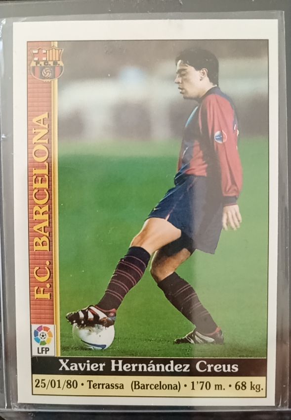 1999-00 Mundicromo Las Fichas de la Liga #18 Xavier Hernández Creus — front