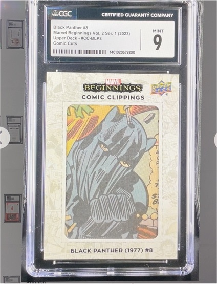 Marvel Beginnings Vol. 2 Series 1 (2023) Upper Deck Black Panther #8 — front