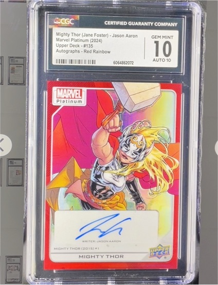 2024 Marvel Platinum #135 Mighty Thor (Jane Foster) Jason Aaron — front