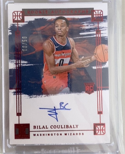 2023-24 Panini Impeccable Rookie Autographs #05/50 Bilal Coulibaly — front