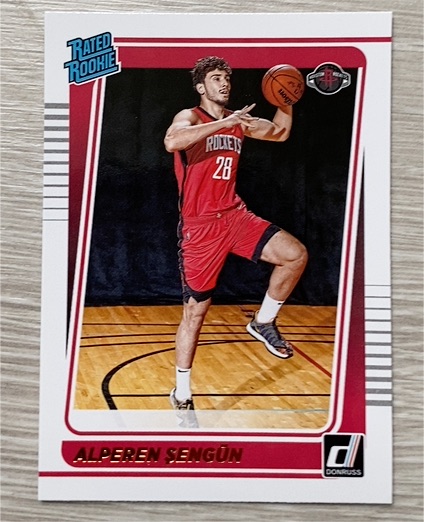 2021-22 Panini Donruss Rated Rookie #219 Alperen Sengun — front