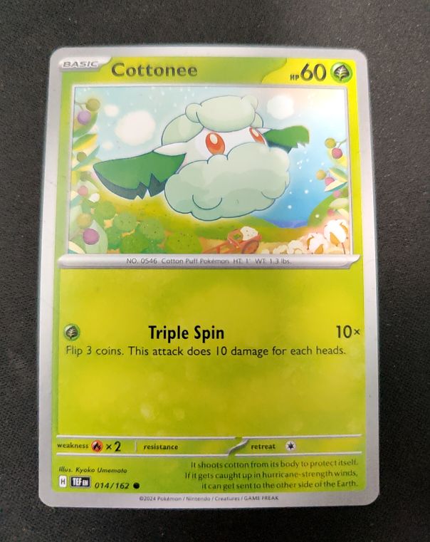 2024 Pokemon SV05: Temporal Forces #014 Cottonee — front