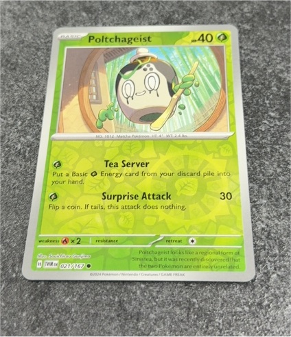 2024 Pokémon #021 Poltchageist Twilight Masquerade — front