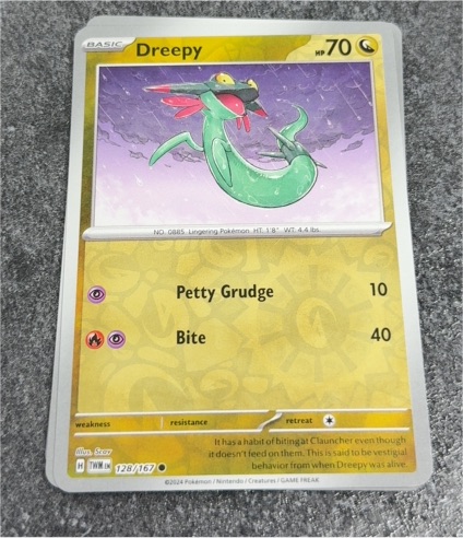 2024 Pokémon Twilight Masquerade #128 Dreepy — front
