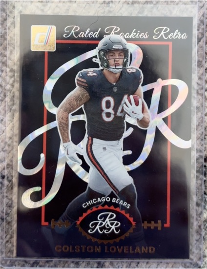 2025 Donruss #18 Colston Loveland Rated Rookie Retro — front