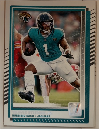 2025 Donruss #141 Travis Etienne Jr. — front