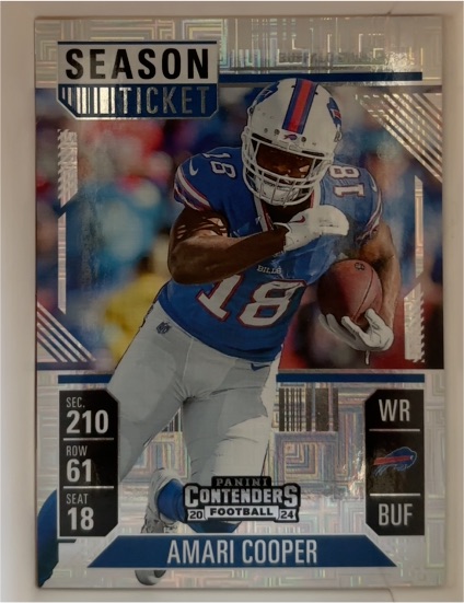 2024 Panini Contenders #22 Amari Cooper Season Ticket — front