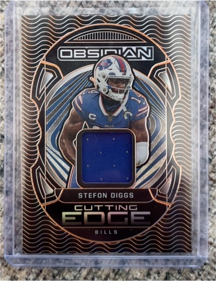 2022 Panini Obsidian Cutting Edge #CE-SDI Stefon Diggs — front