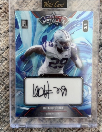 2023 Wild Card American Metallix #3/5 Khalid Duke — front
