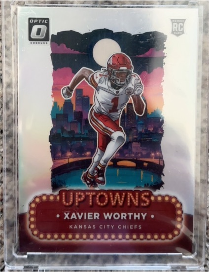 2024 Panini Donruss Optic Uptowns #7 Xavier Worthy — front