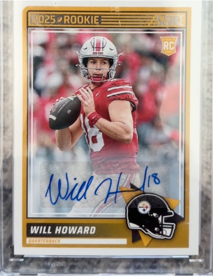2025 Panini Score #3 Will Howard RC Rookie Card — front