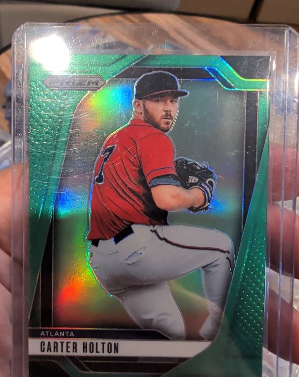 2025 Panini Prizm Baseball Silver Prizm #286 Carter Holton — front