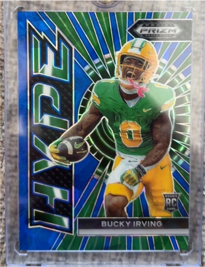 2024 Panini Prizm Draft Picks Hype RC #HP-BI Bucky Irving — front