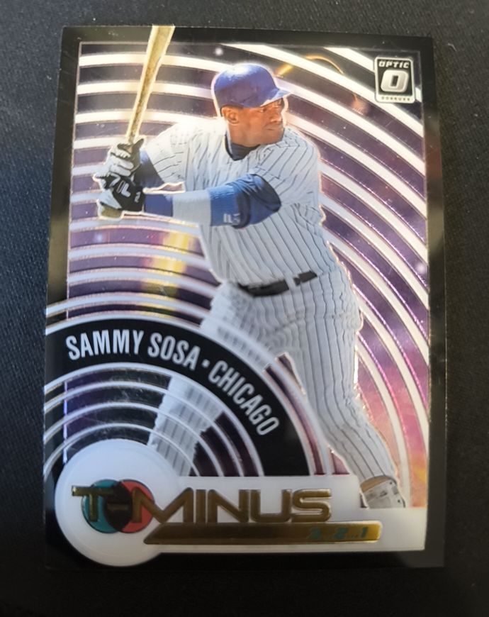 2021 Donruss Optic T-Minus #TM9 Sammy Sosa — front