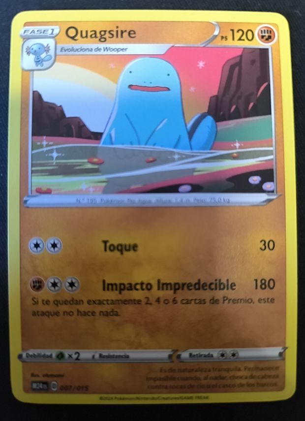 2024 Pokémon McDonald's Promo #007 Quagsire — front