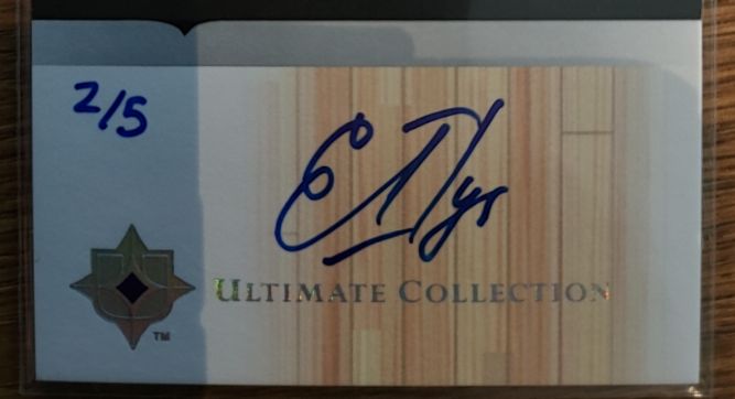 Ultimate Collection Elgin Baylor Autograph Floor Tile — front