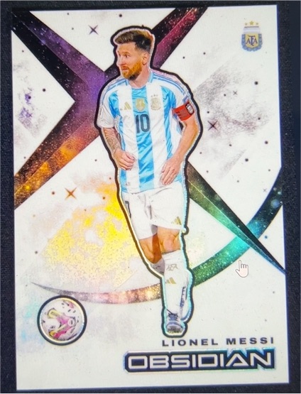 2024 Panini Obsidian #1 Lionel Messi — front