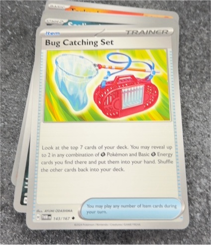 2024 Pokemon Scarlet & Violet Twilight Masquerade #143 Bug Catching Set — front