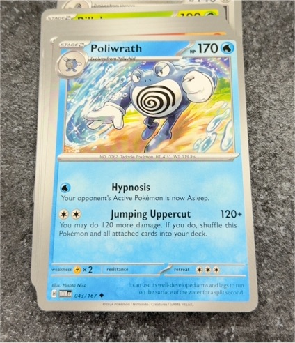 2024 Pokémon Scarlet & Violet Twilight Masquerade #043 Poliwrath — front