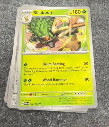 2024 Pokémon SV06: Twilight Masquerade #016 Rillaboom — front