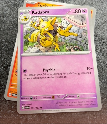 2024 Pokémon Twilight Masquerade #081 Kadabra — front