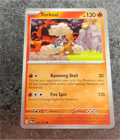 2024 Pokémon Twilight Masquerade #030 Torkoal — front