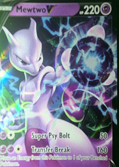 2022 Pokémon GO #030 Mewtwo V — front