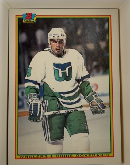 1990 Bowman #259 Chris Govedaris — front