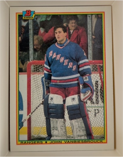 1990-91 Bowman #222 John Vanbiesbrouck — front