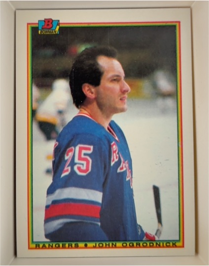 1990-91 Bowman #223 John Ogrodnick — front