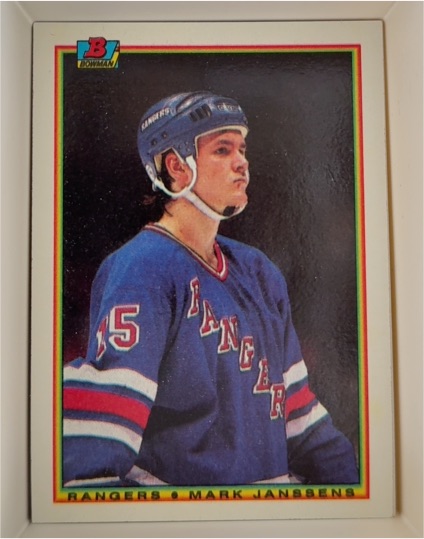 1990-91 Bowman #226 Mark Janssens — front