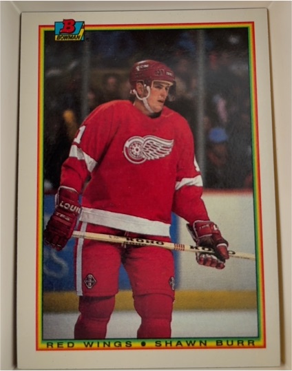 1990 Bowman #232 Shawn Burr — front