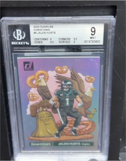 2023 Donruss Downtown #D-5 Jalen Hurts — front